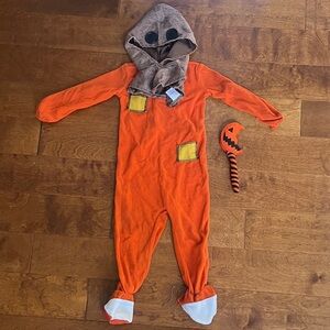 Kids Halloween Costume - Orange and Brown